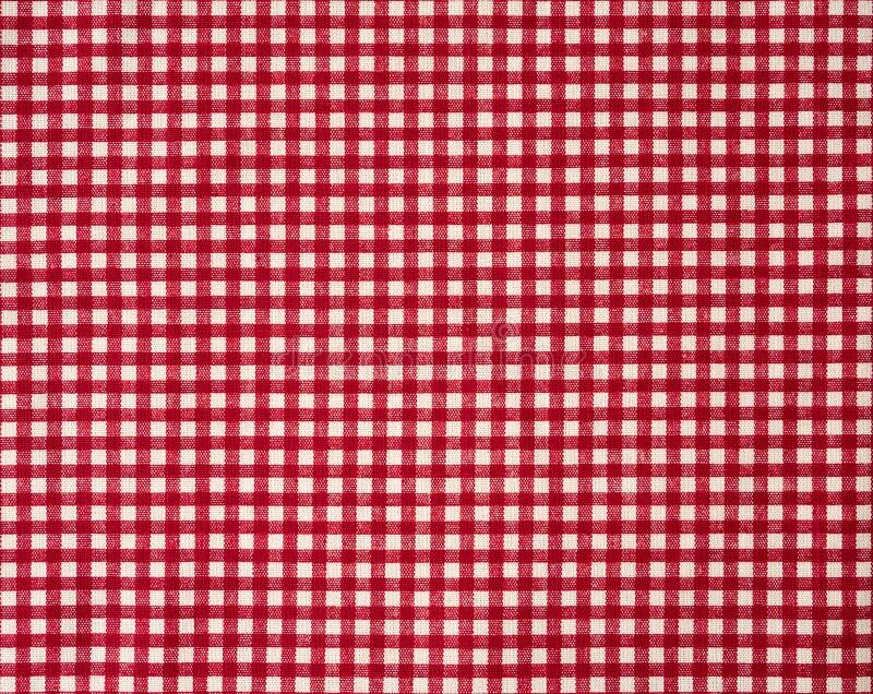 Red gingham linen texture